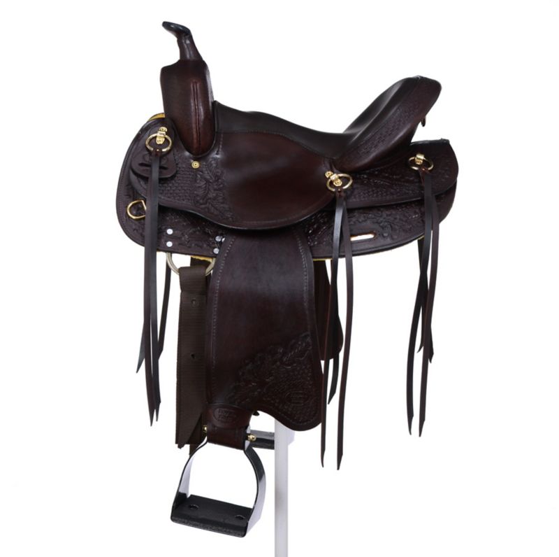 Royal King Memphis Gaited Saddle 15.5 Dark Oil