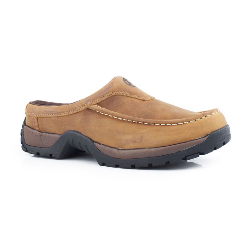 mens open back slip on shoes