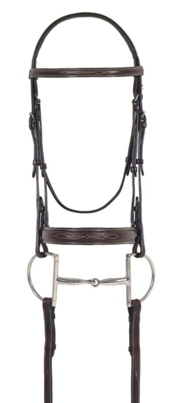 Ovation Fancy Stitch Raised Padded Bridle Horse