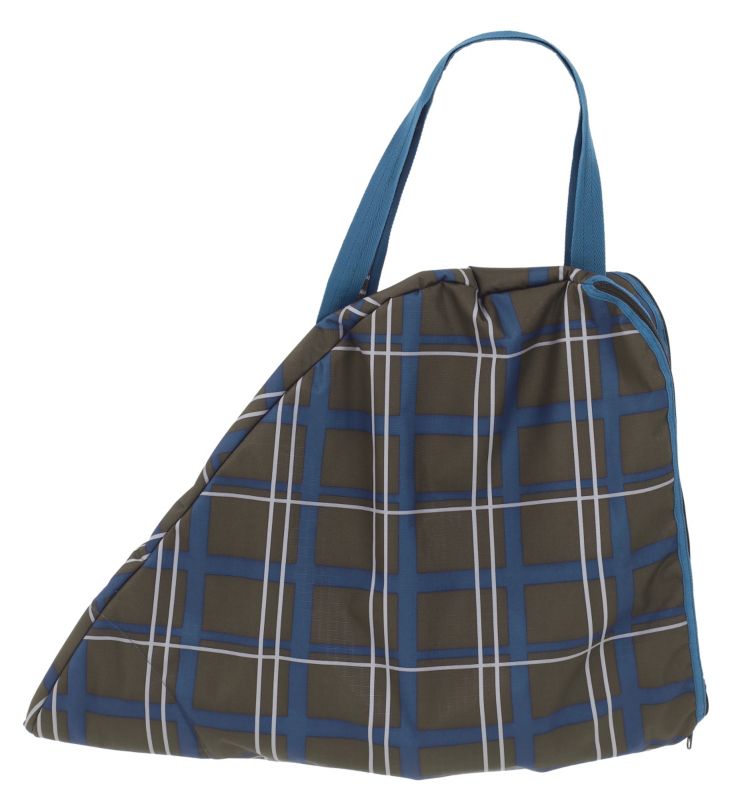 Centaur Saddle Bag Blue Corn Plaid