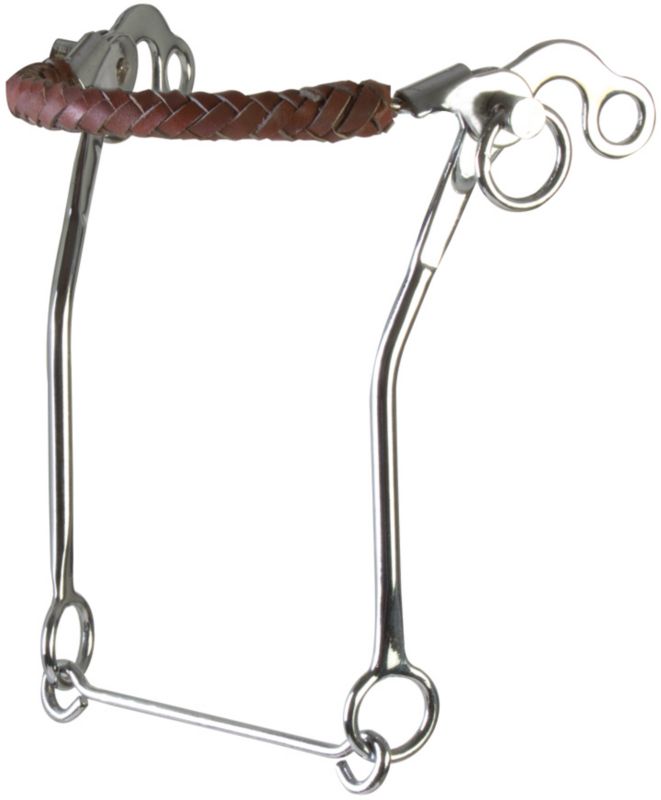 171710 Westen CP Braided Nose Long Shank Pony Hackamore sku 171710