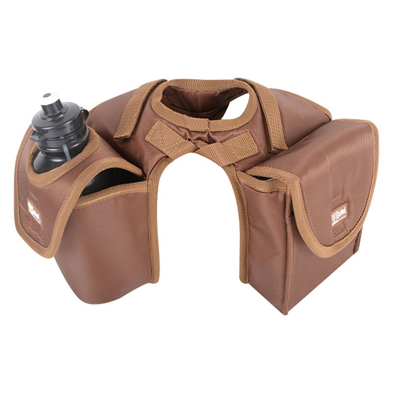 SB-HB-LBBH-BRN Cashel Bottle Holder Lunch Horn Bag Brown sku SB-HB-LBBH-BRN