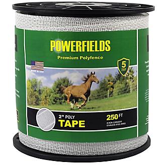 Electric Fence Fencing White 200m x 12.5 mm Poly Tape 5 Strand Fenceman Horse 