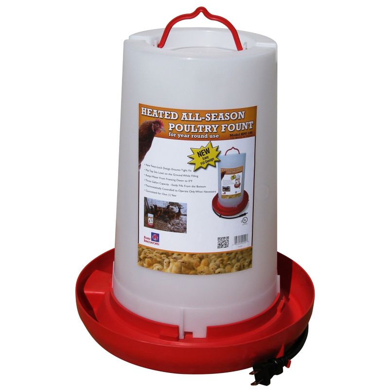 Farm Innovators Heated Poultry Fountain