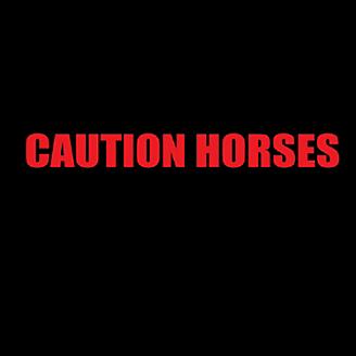 Caution Reflective Trailer Decal