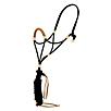 Mustang Elite Rope Halter with Leather Nose