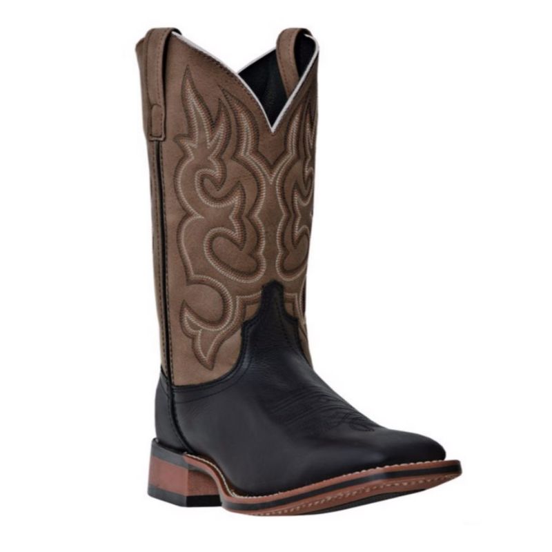 Laredo Mens Lodi Western Boots 9.5D Black -  DAN POST BOOT CO, 7877 9.5D