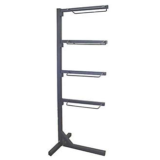 4 ARM SADDLE RACK BLACK ... Made in the UK 