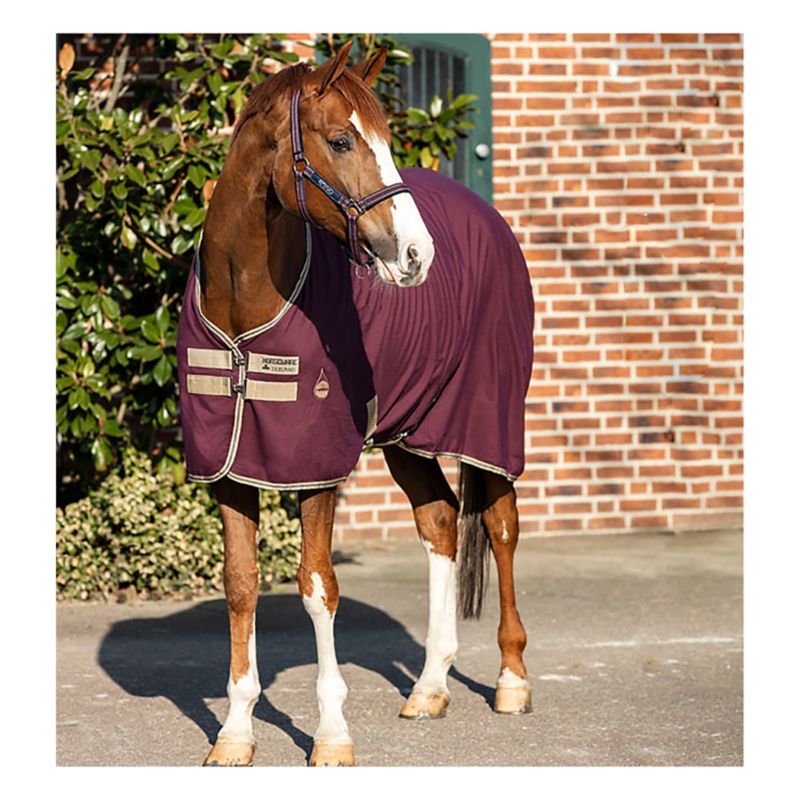 Amigo Stable Sheet 66 Burgundy Fig/Navy