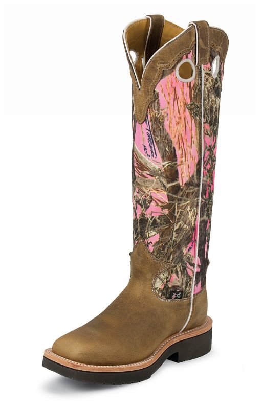 pink camouflage boots