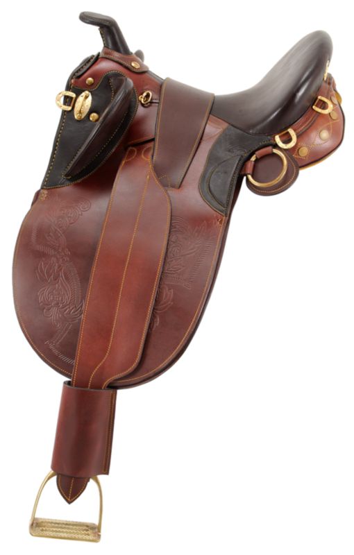 AO Stock Poly Wide Tree Saddle Package w. Horn 17