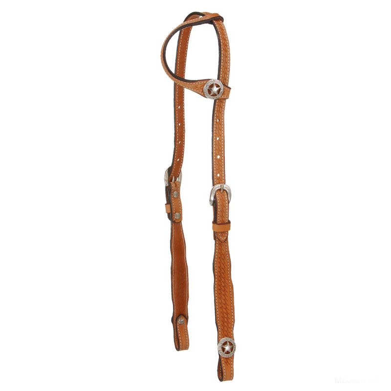 Royal King Square Cheek Single Ear Headstall Mediu