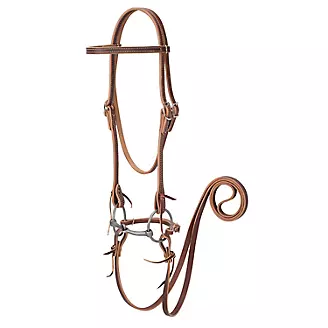 Weaver Browband Bridle w/Double Buckle Cheeks