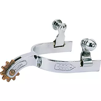 Weaver CP Childrens Spurs with Engraved Band