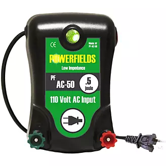 Powerfields 110V 30 Acre Fence Energizer .5 Joules