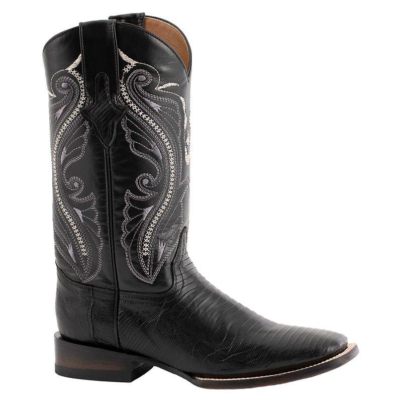 Ferrini Taylor Teju Lizard Square Toe Cowboy Boots