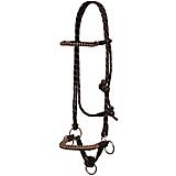 Mustang Side Pull Rope Halter with Braided Nose