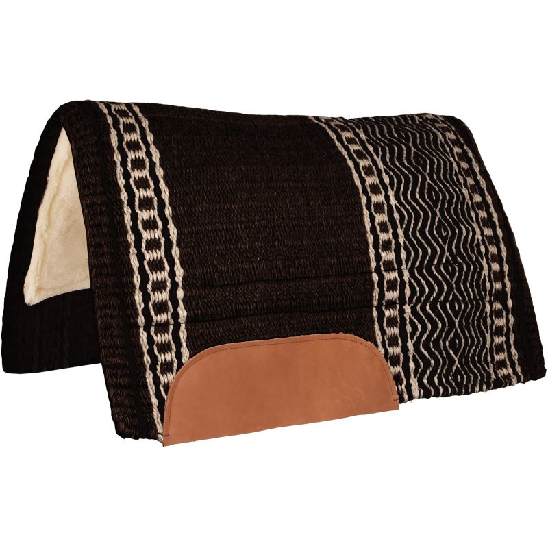 Mustang New Zealand Wool Fleece Pad Black/Cream