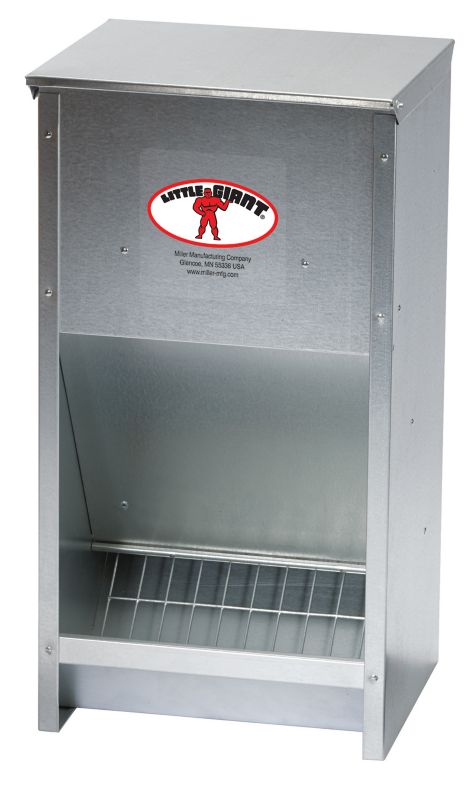 High Capacity Poultry Feeder 25 Pound Steel 171267