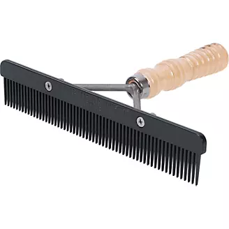 Fluffer Comb w/Wood Handle/Replace Blade