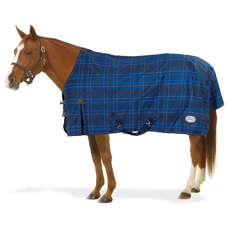 Pessoa Alpine 1200D Turnout Blanket 84 Navy Plaid