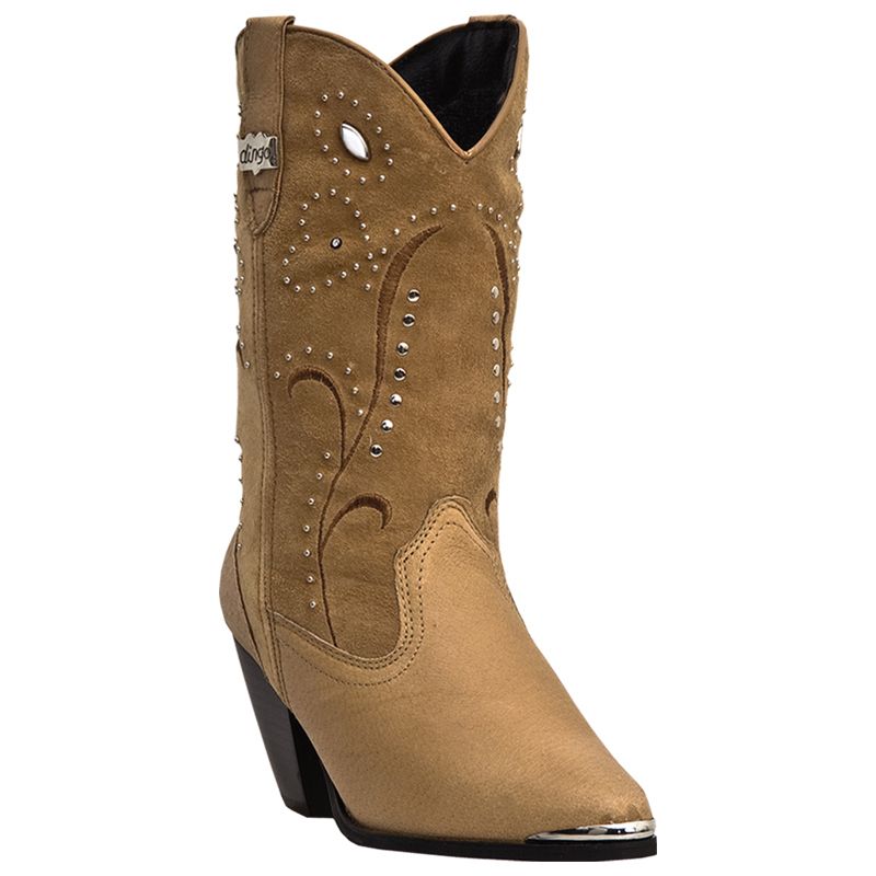 Dingo Ladies Ava Pointed Toe 11in Boots 9.5 Black -  DAN POST BOOT CO, DI 587 9.5