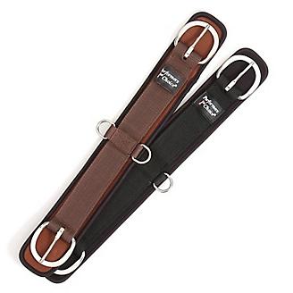 Baoblaze Equestrian Non Slide Soft Horse Girth with Strap Pony Belly Cinch Buckle Cushioned Belt Strap for Saddle 
