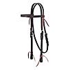 Silver Royal Barbwire  Browband Headstall