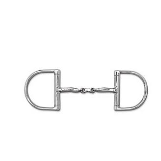 Myler SS 3 3/4 Dee w/out Hooks French Link Snaffle