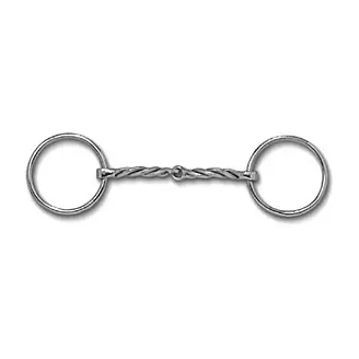 Myler SS Loose Ring Sweet Iron Twisted Snaffle
