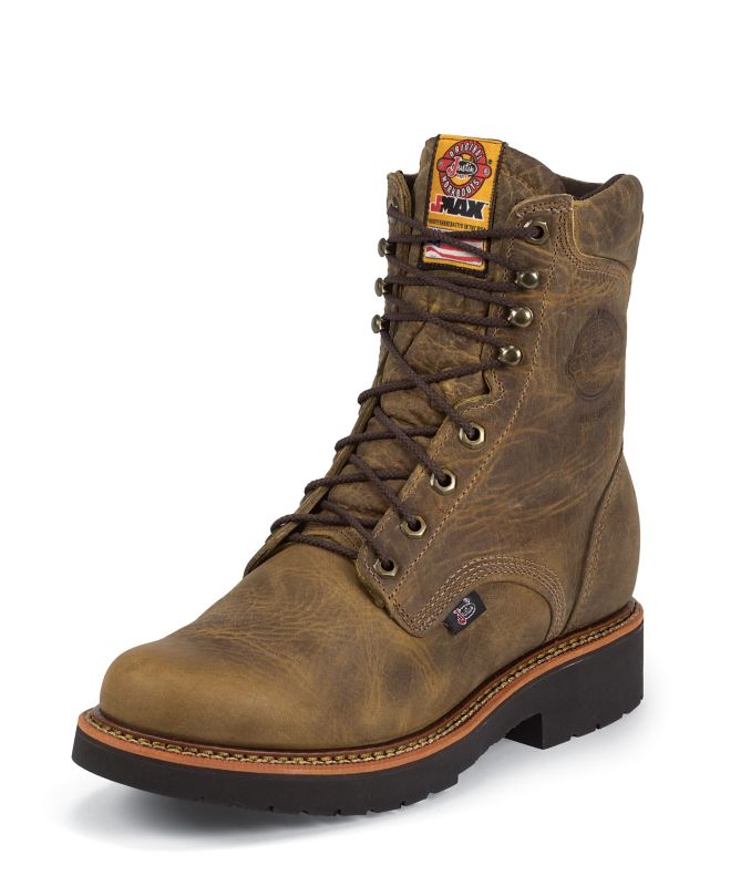 mens lace up steel toe boots