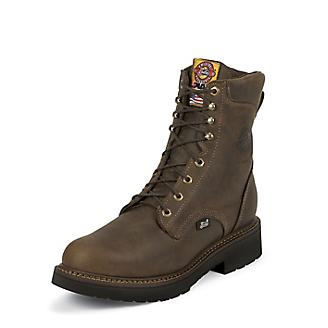 Justin Mens J-Max Lace Up Bay Work Boots