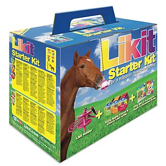Holder & Treats Pink LIKIT Starter Kit for Horses or Ponies Licks 