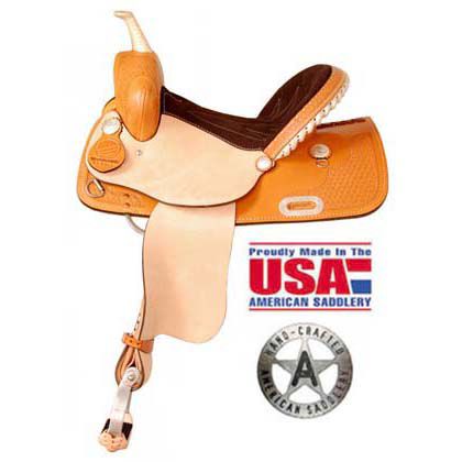 1525-6 American Saddlery Pro R Fast Barrel Saddle 16in sku 1525-6