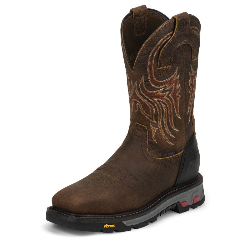 Justin Original Workboots Driscoll Met Guard 11 Inch Waterproof Steel Toe Work Boots