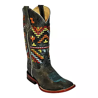 Ferrini Ladies Aztec Cowgirl Square Toe Boots