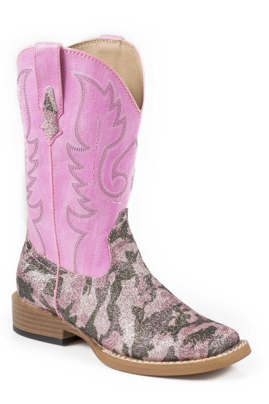 pink camouflage boots