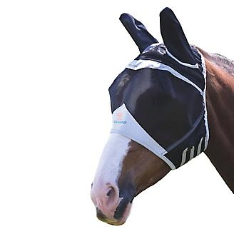 Pony, Cob, Full, Horse, Equestrian, Black Hy Fly Mask with Ears 
