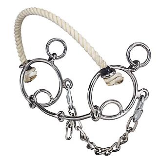 Tough1 Combination Rope Nose/Snaffle Mouth Bit