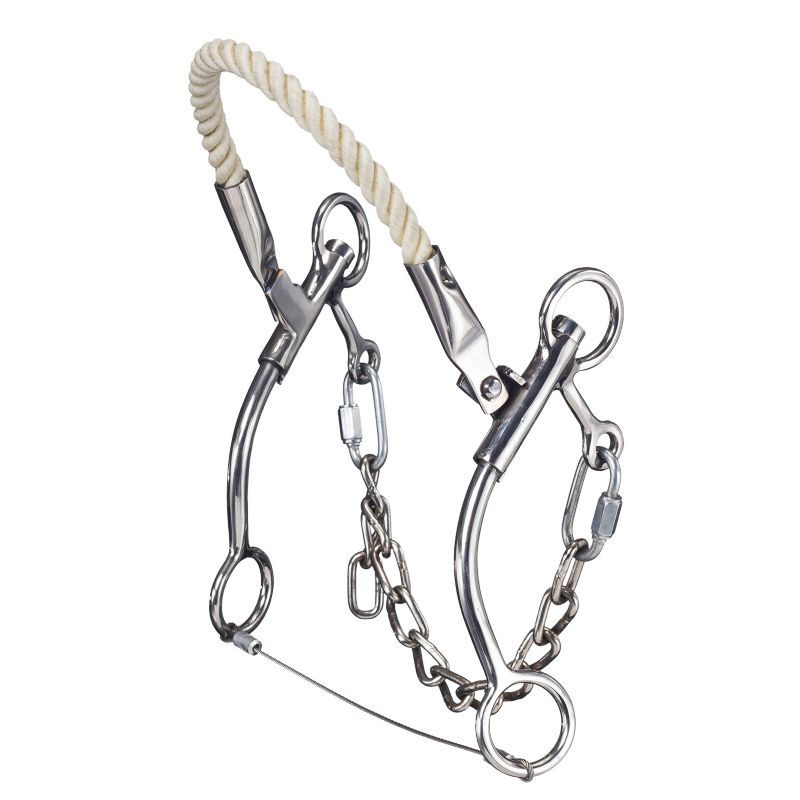 25119-0-0 Tough1 Rope Nose Hackamore sku 25119-0-0