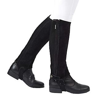 DEVON AIRE WESTERN OR ENGLISH HORSE SADDLE SUEDE SCHOOLING CHAPS ADULT SIZES