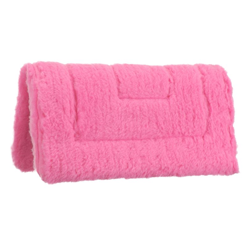 Tough1 Miniature Western Fleece Saddle Pad Pink