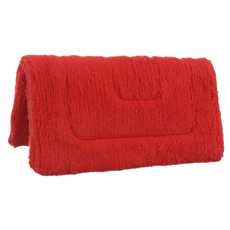 31-634-5-0 Tough1 Miniature Western Fleece Saddle Pad Red sku 31-634-5-0