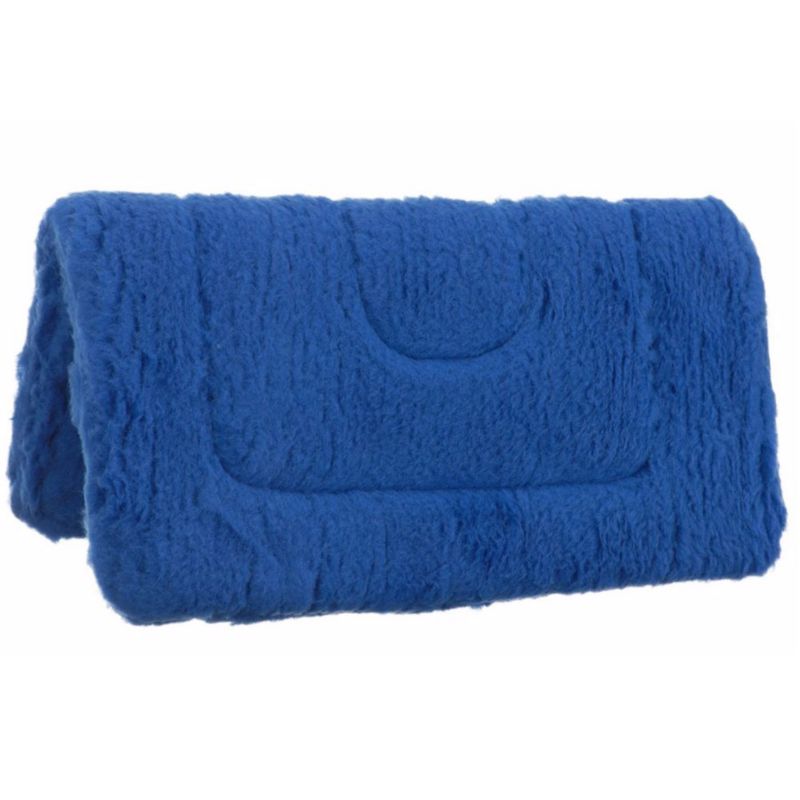 31-634-4-0 Tough1 Miniature Western Fleece Saddle Pad Royal sku 31-634-4-0