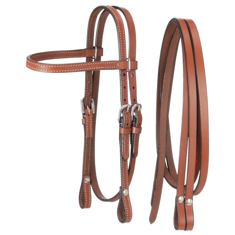 King Series Miniature Browband Headstall w/Reins L