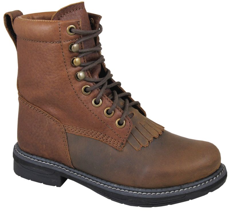 kids lace up work boots