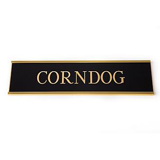 STABLE name mirror polished brass plates 10 sizes Equine Tack Tag 