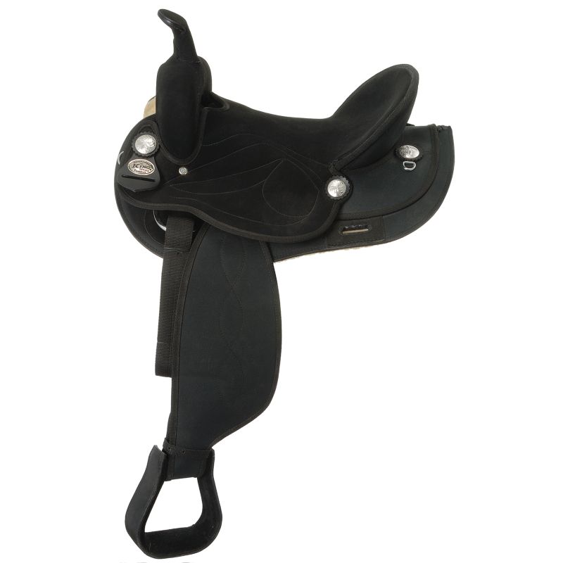 Blemished King Series Synthetic Trail Saddle Black