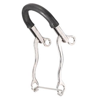 Horse Kelly Silver Star Fleece Lined Hackamore Chrome Plated 