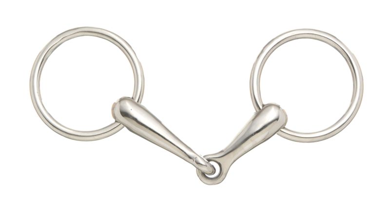 255541-0-0 Kelly Silver Star SS Mini Snaffle Bit 4in sku 255541-0-0